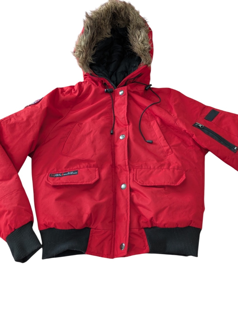 Vintage red Y2K ski jacket by Xtreme XPosure.